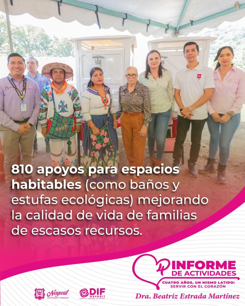 DIF Nayarit mejora la calidad de vida de familias de bajos recursos