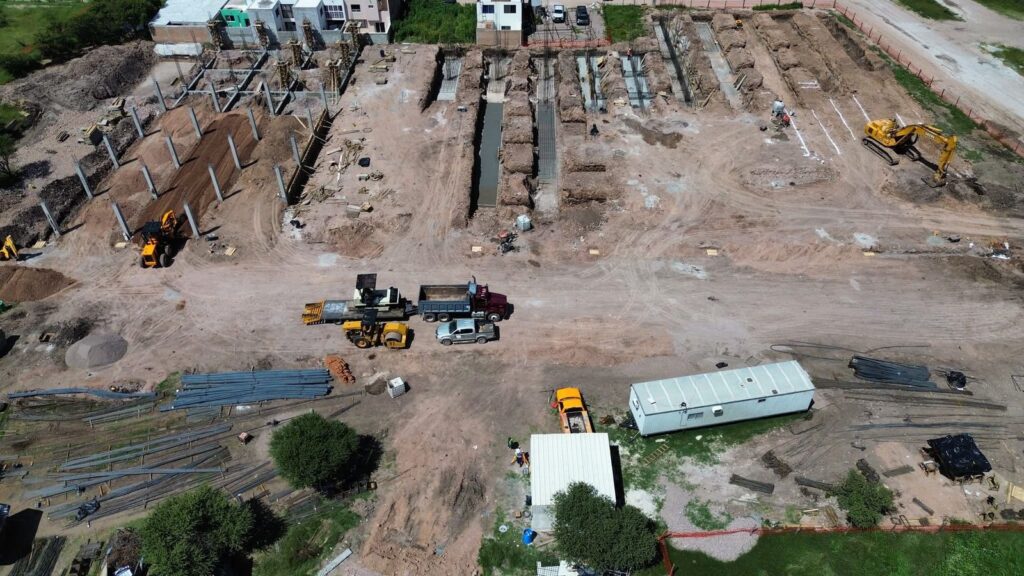 Avanza a paso firme la construcción del nuevo Hospital General en Santiago Papasquiaro