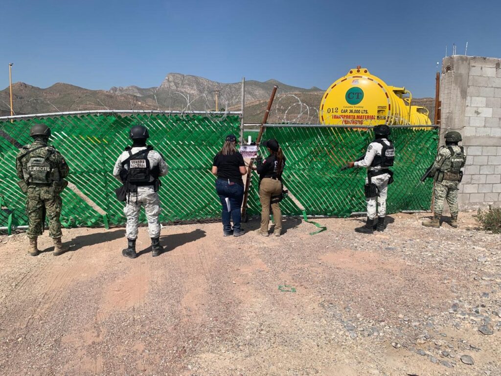 Federales aseguran gasolinera ilegal