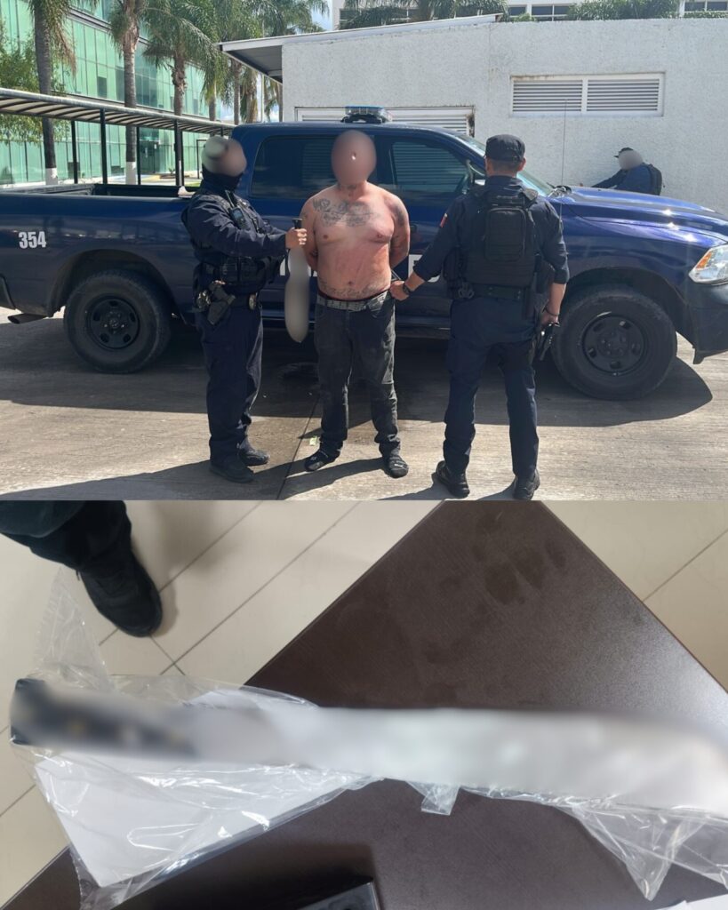 Amenaza con quitarle la vida a su pareja y agrede su hija