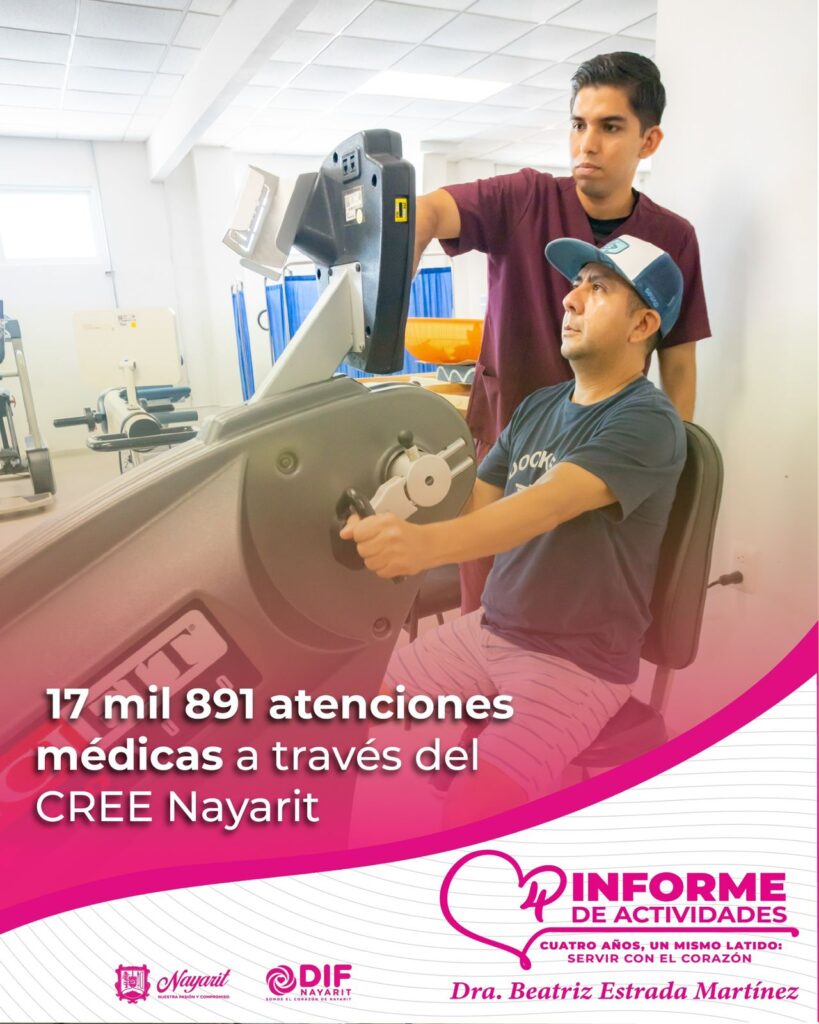 El CREE Nayarit atiende médicamente a las familias nayaritas