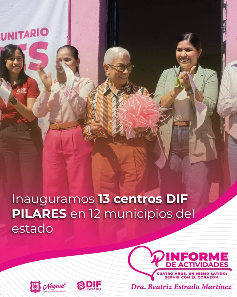 DIF inauguró 13 centros DIF Pilares en 12 municipios del estado