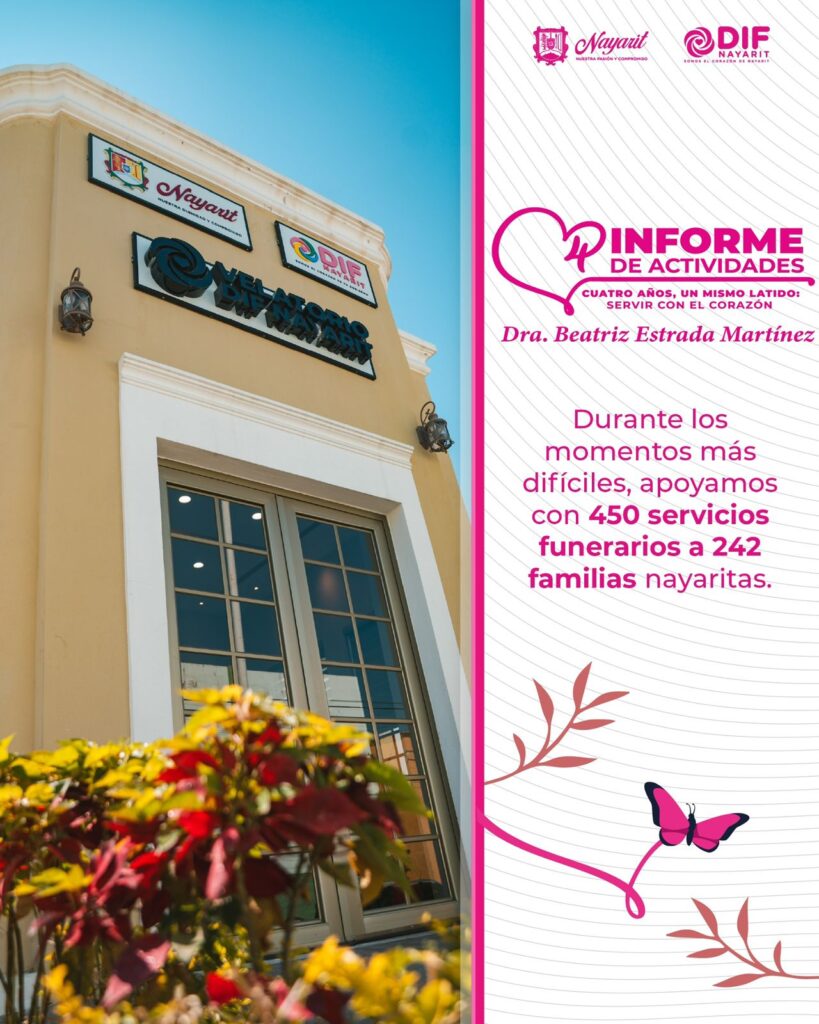 DIF Nayarit apoya a las familias nayaritas con servicios funerarios