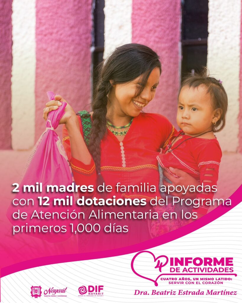 Otorga el DIF dotaciones alimentarias para madres de escasos recursos