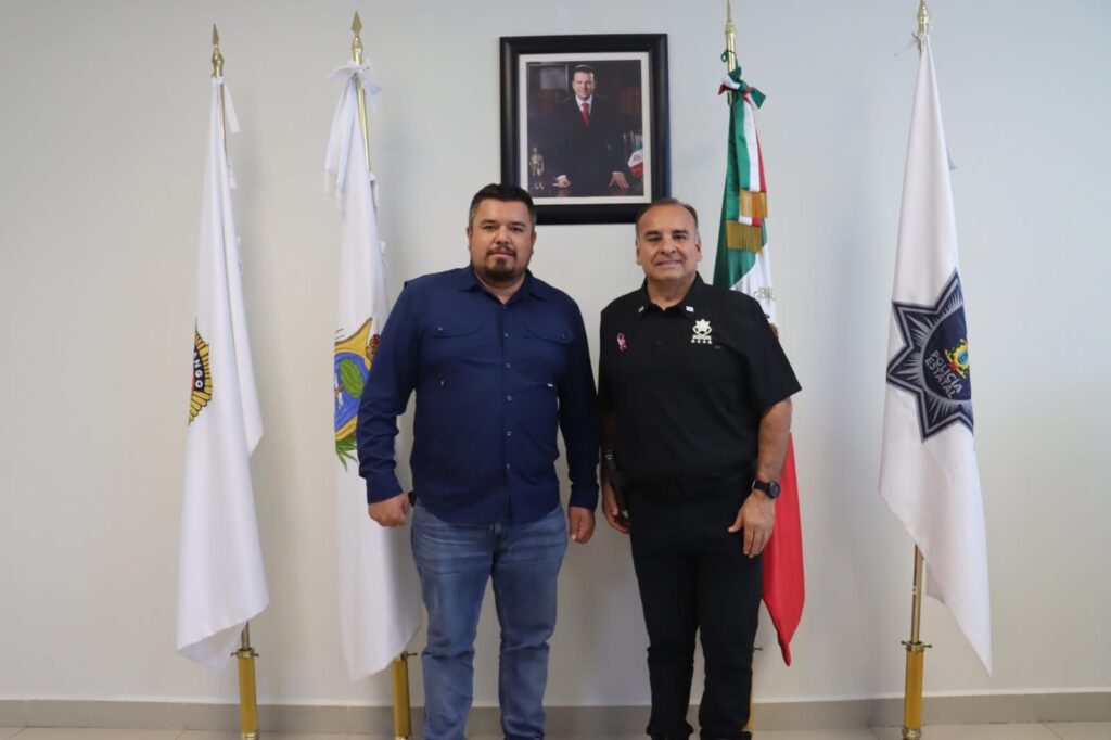 Fortalecen coordinación de seguridad en Otáez: alcalde se reúne con titular de la SSP Durango