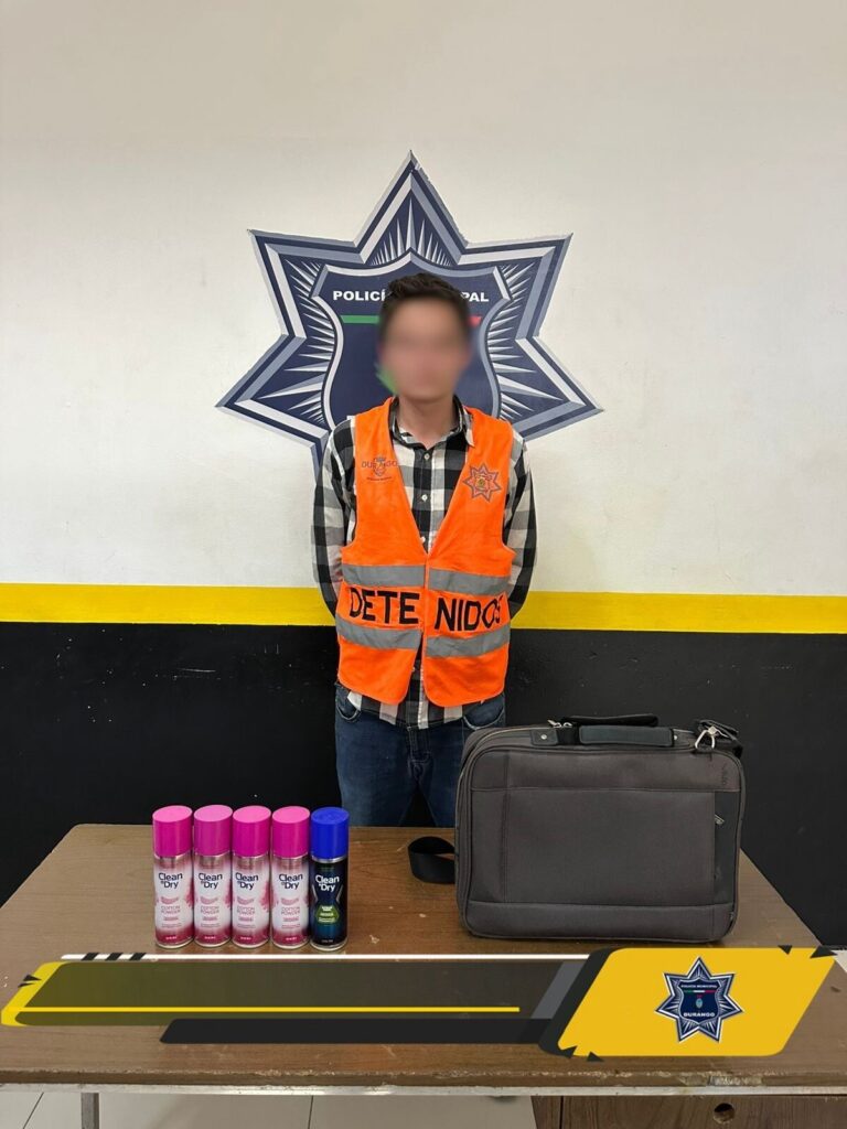 Roba en farmacia y lo detienen los preventivos
