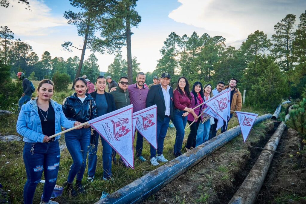 Inician rehabilitación de línea de conducción hídrica