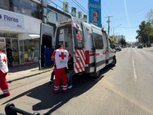 Fuerte choque se registró en céntrico crucero