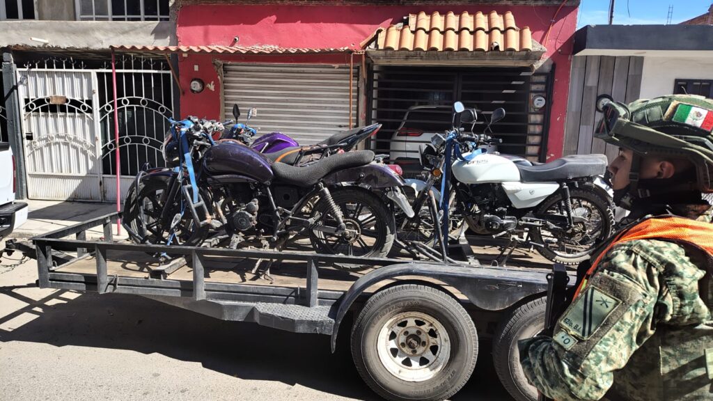 Asegura 142 motocicletas operativo policiaco militar