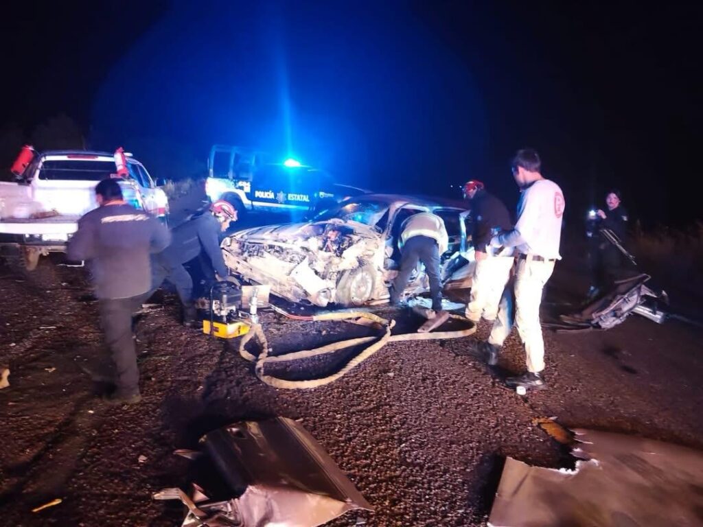 Duranguense al borde del sepulcro tras accidente en Zacatecas