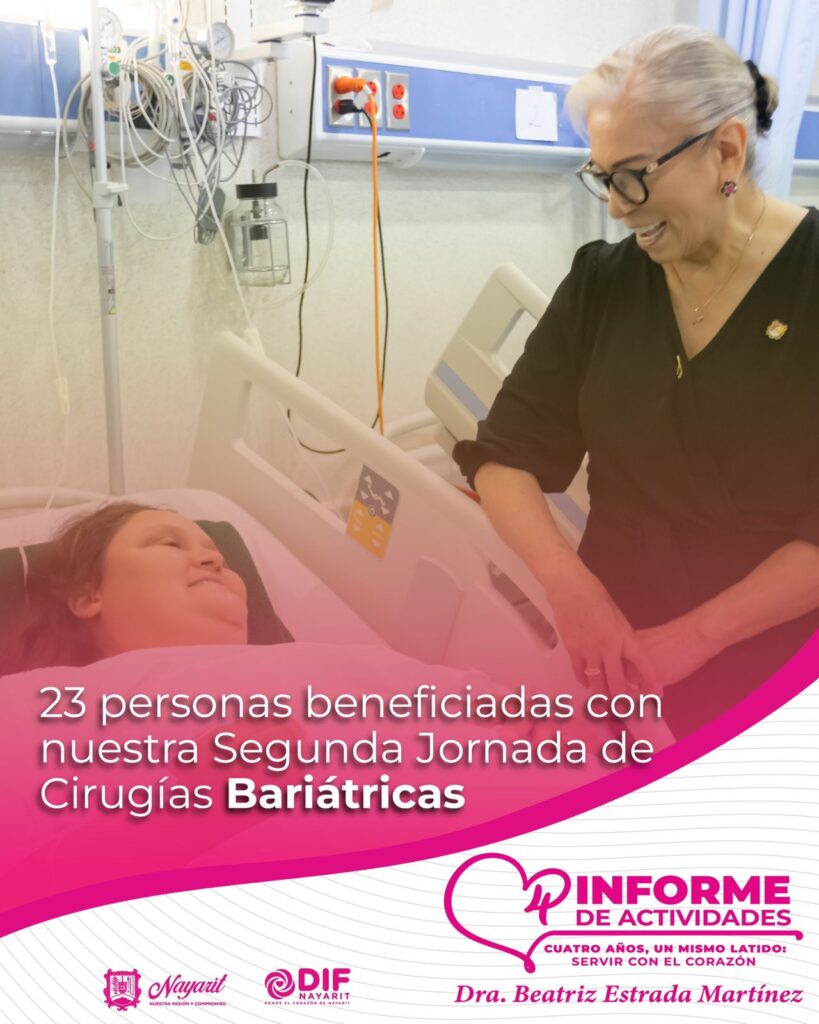 Segunda jornada de cirugías bariátricas en el DIF Nayarit