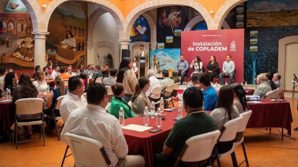 Queda formalmente instalado el COPLADEM  Santiago para impulsar el desarrollo municipal