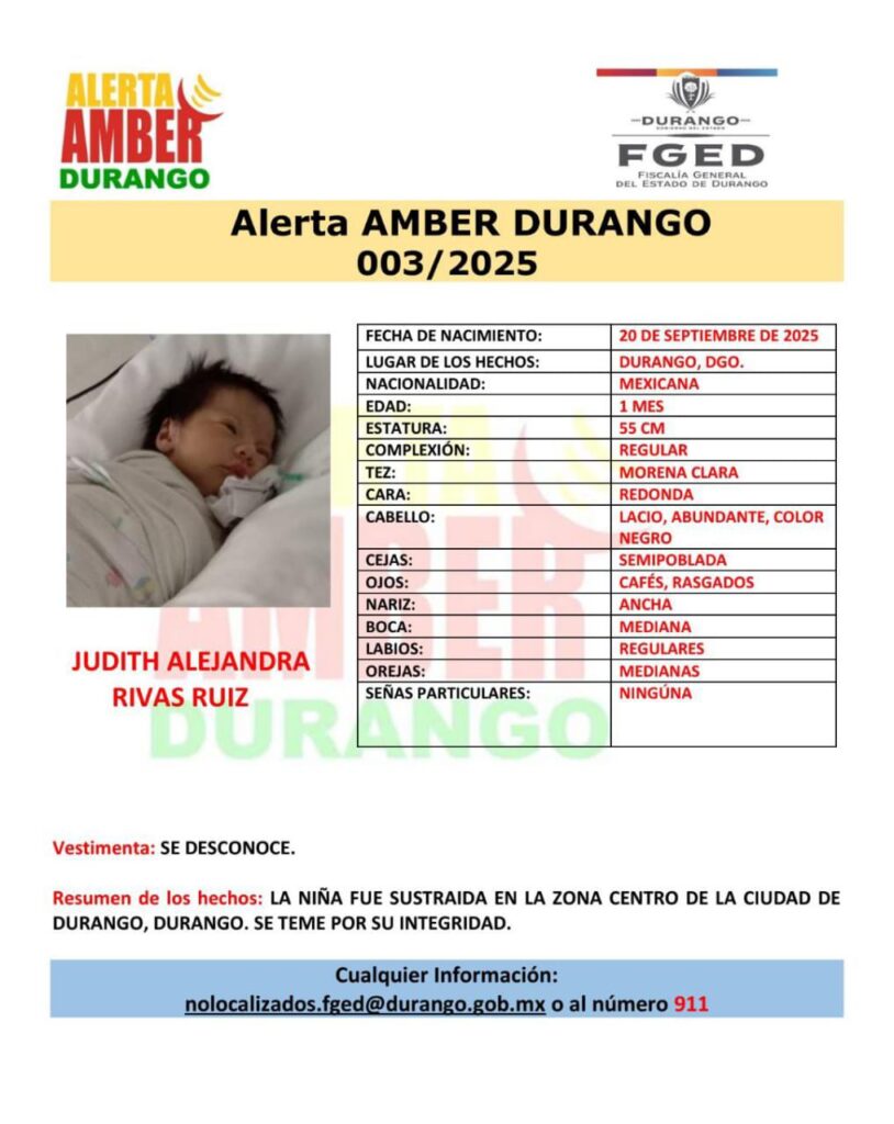 Sustrajeron del Hospital Materno Infantil a pequeña de un mes de vida (video)