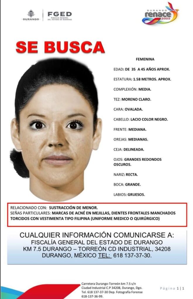 Bebé robada está enferma y sin tratamiento no sobrevivirá