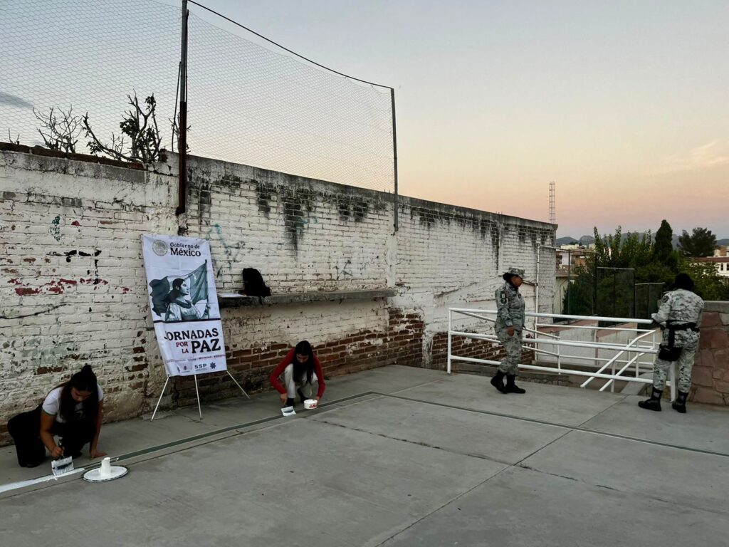 Rescatan espacios deportivos en Santiago con las Jornadas por la Paz