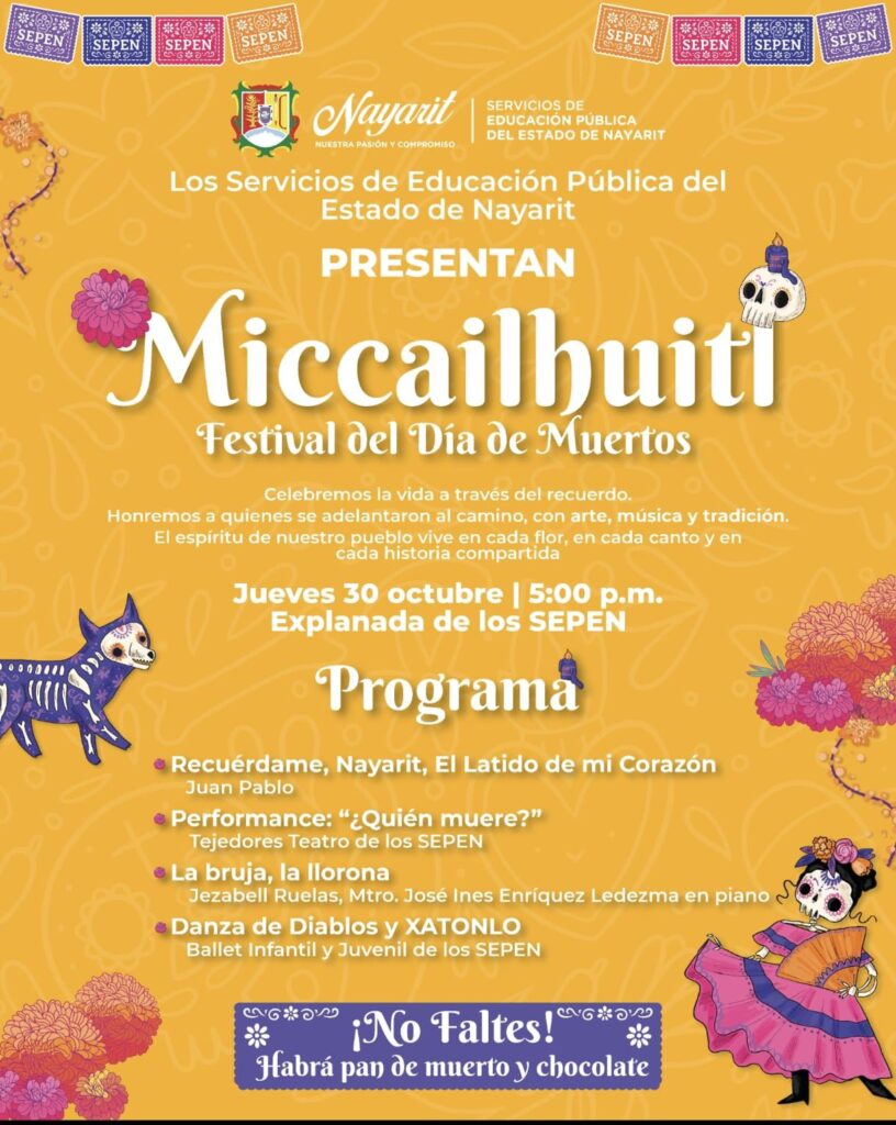 Miccailhuitl, Festival del Día de Muertos. Invitación a la comunidad