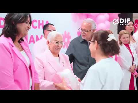 Beatriz Estrada y Miguel Ángel Navarro reafirman apoyo a mujeres con cáncer de mama