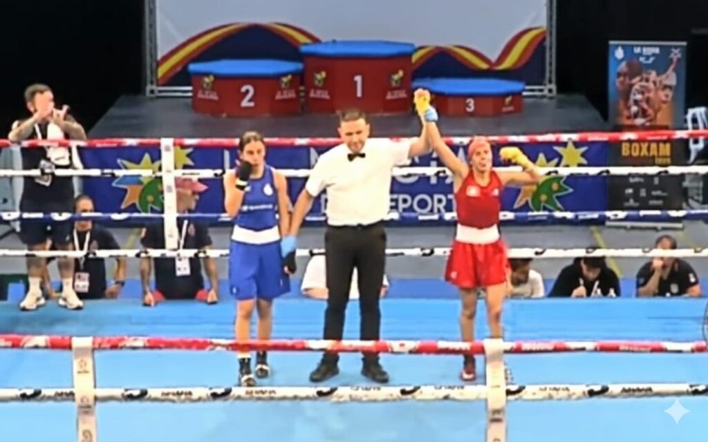Valeria Amparán brilla en BOXAM España representando a Durango