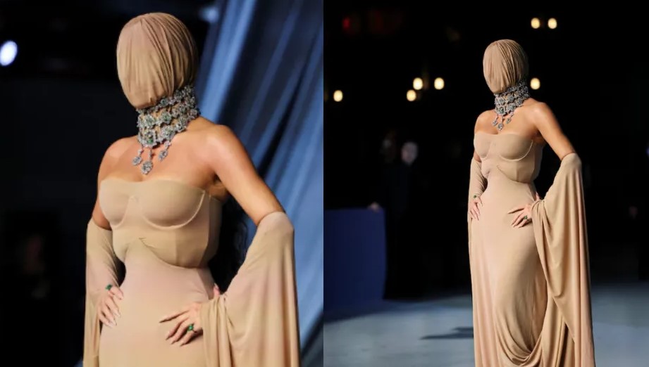 Impacto del atrevido look de Kim Kardashian en en una alfombra roja