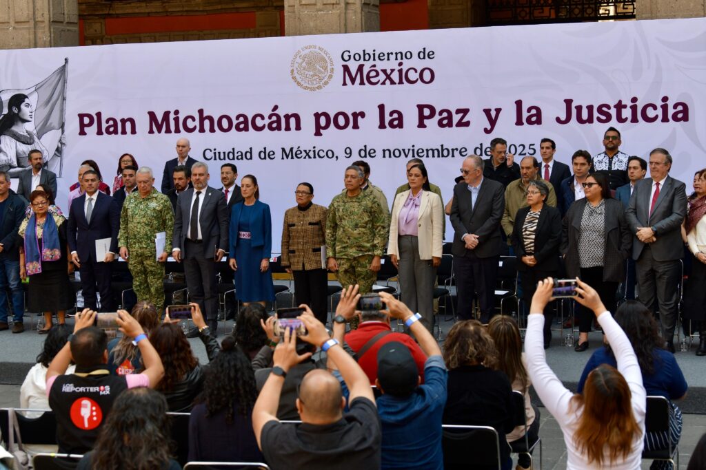 Sheinbaum y Gabinete de Seguridad presentan el Plan Michoacán por la Paz y la Justicia