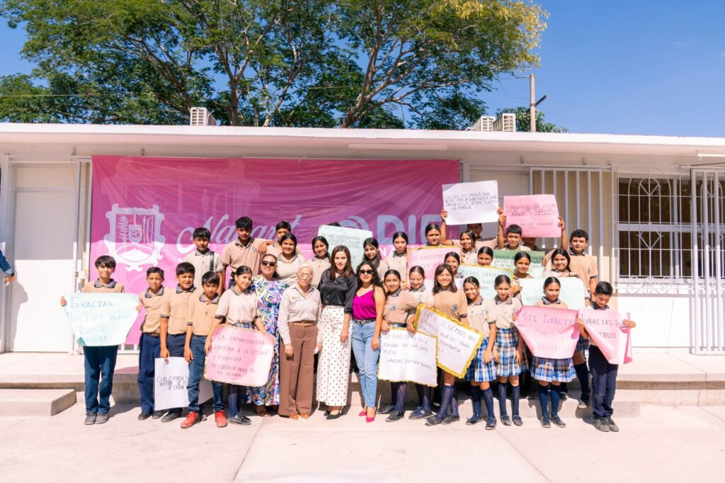 Beatriz Estrada transforma espacios educativos en beneficio de la niñez nayarita