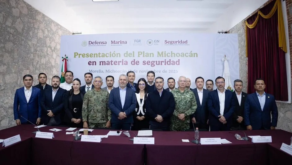 Harfuch visita Uruapan para reunirse con autoridades por Plan Michoacán