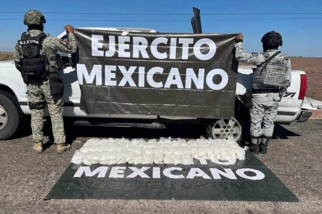 Aseguran casi 200 kilos de metanfetamina en operativo en Sonora