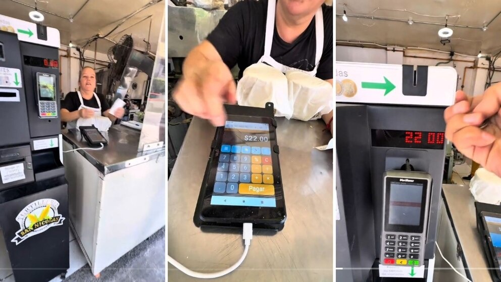 Tortillería se vuelve viral por tener la primera máquina con terminal, ticket y cambio