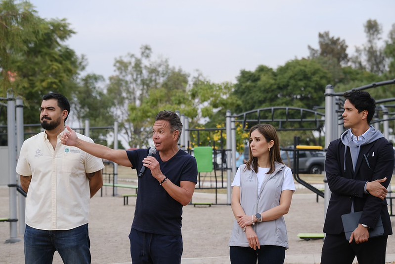 Inauguran nueva área de calistenia en el Parque Metropolitano de Guadalajara
