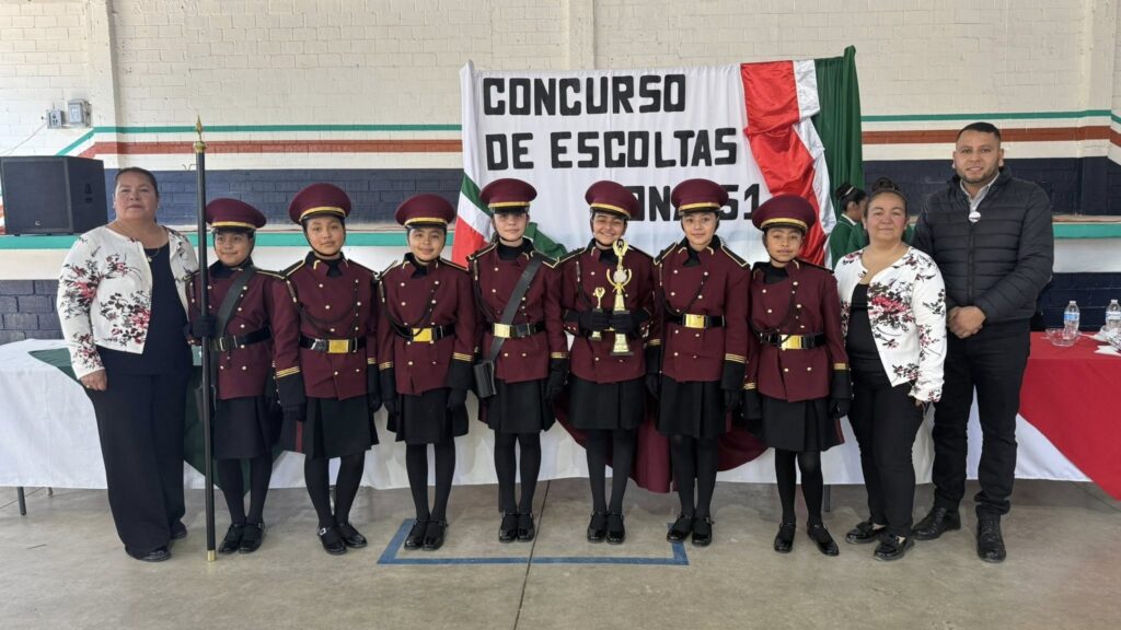 Realizan el Concurso de Escoltas de Primaria de la Zona 51