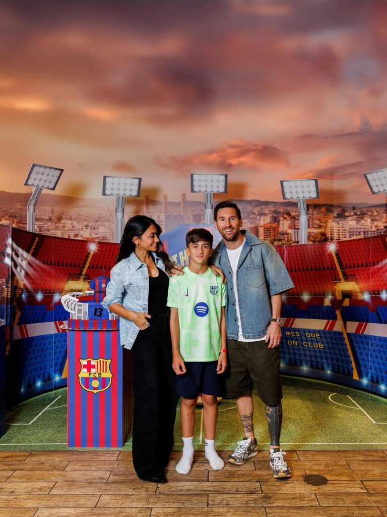 Thiago Messi celebra su cumpleaños con fiesta del Barcelona