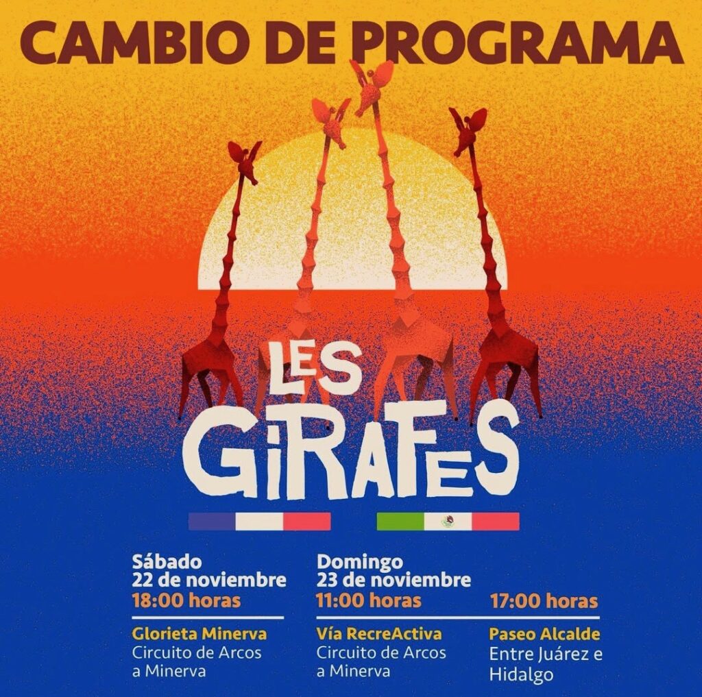 Ajustan calendario de Les Girafes por retrasos logísticos en Veracruz