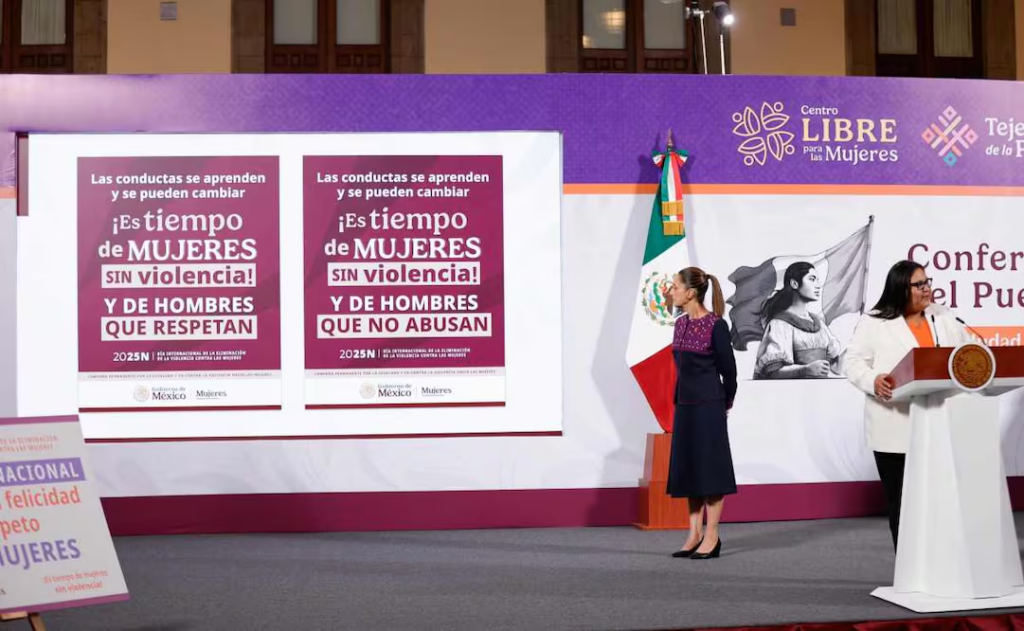 Gobierno Federal presenta acciones contra violencia sexual y digital en 25N