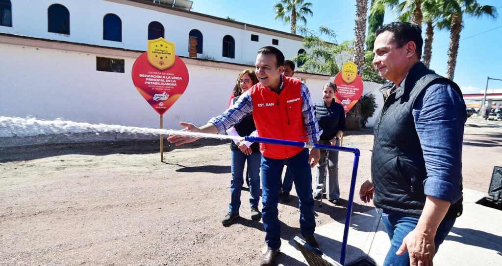 Durango amplía el abasto de agua: 25 colonias más tendrán suministro constante gracias al trabajo en equipo de Esteban Villegas y Toño Ochoa