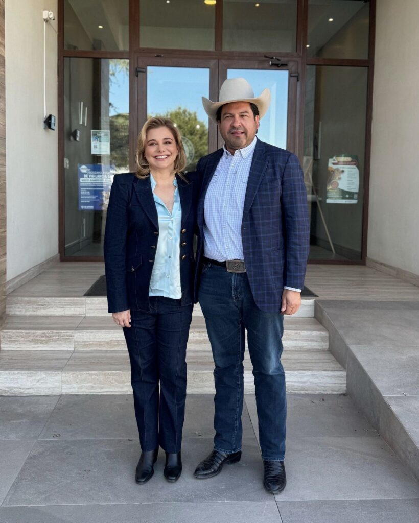 Maru Campos y el presidente de la UGRCh refuerzan coordinación en temas prioritarios para la ganadería