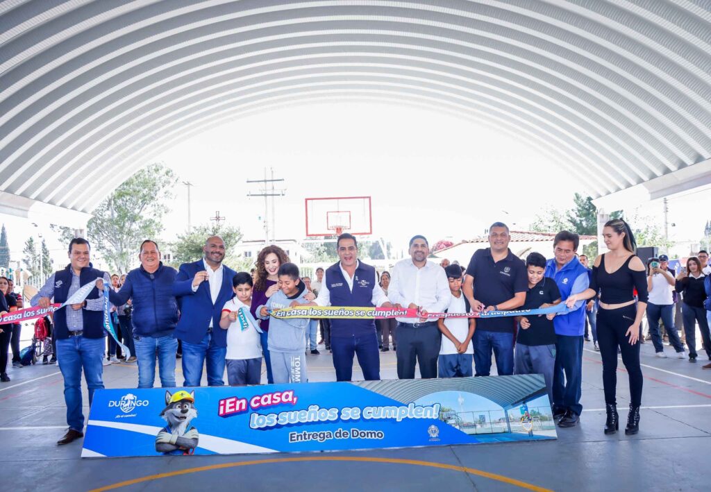 Luce nuevo rostro Unidad Deportiva Benito Juárez gracias al PP; domo beneficia a más de mil vecinos: Toño Ocho