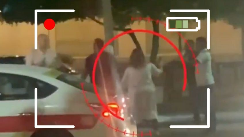 VIDEO: Mujer golpea a su novio tras ser sorprendida de infiel con otro hombre
