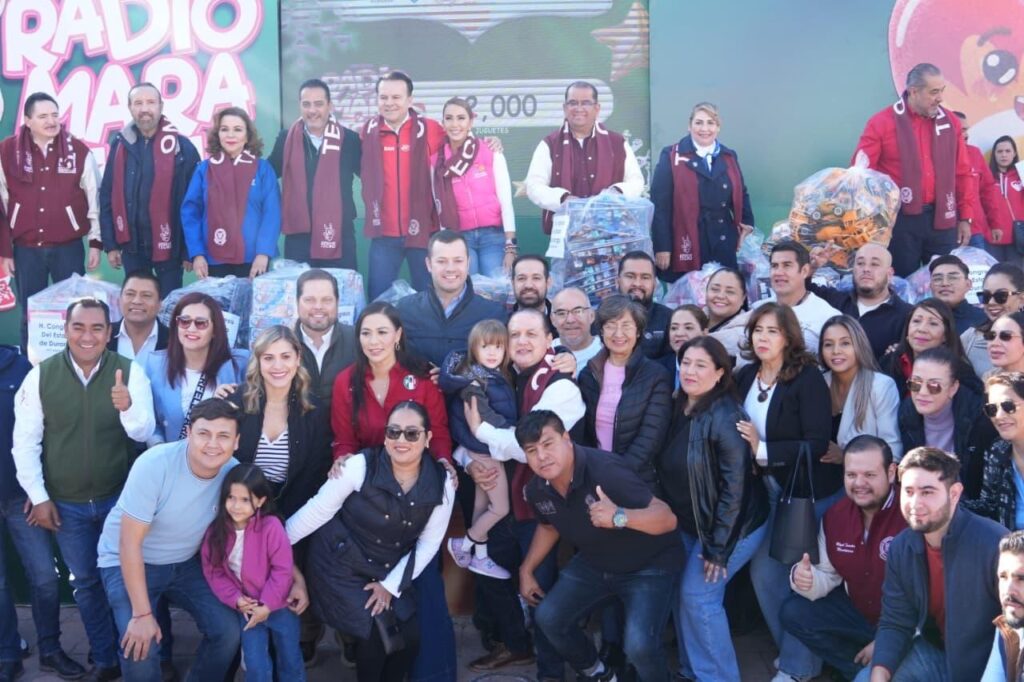 Las y los diputados sumaron su corazón al Radiomaratón; donan 2 mil juguetes