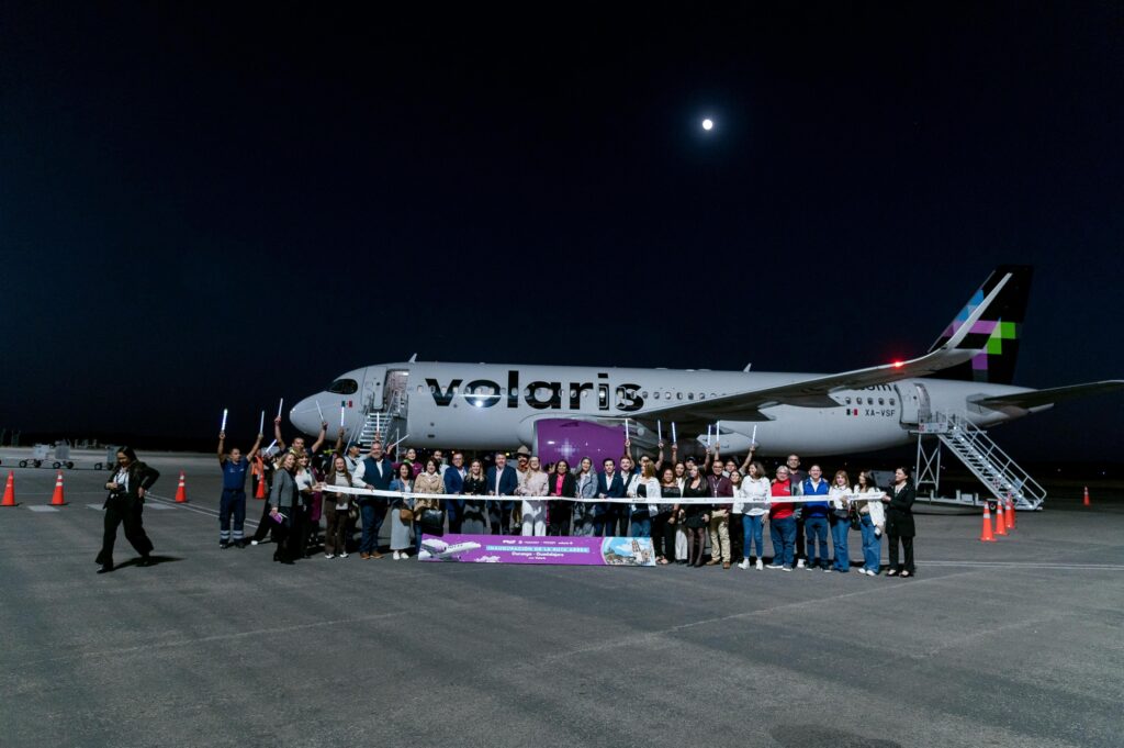 Durango amplía su conectividad aérea con nueva ruta directa a Guadalajara operada por Volaris