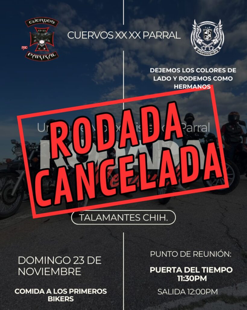 Se desata cancelación de eventos por ola violenta en Parral