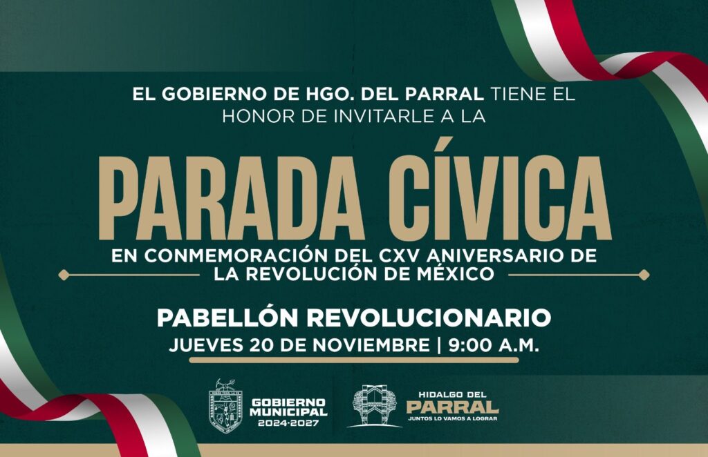 Todo listo para el desfile este próximo jueves 20 de noviembre