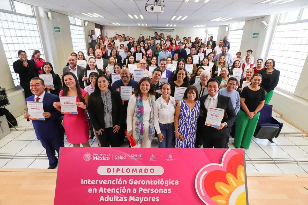 Marisol Rosso impulsa la profesionalización de cuidadores para mejorar la atención a personas mayores en Durango