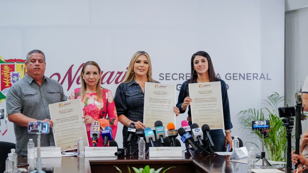 Gobierno de Nayarit presenta programa del CXV Aniversario de la Revolución Mexicana