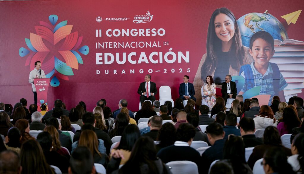 El gobernador Esteban Villegas inaugura el II Congreso Internacional de Educación y consolida a Durango como referente nacional en innovación educativa
