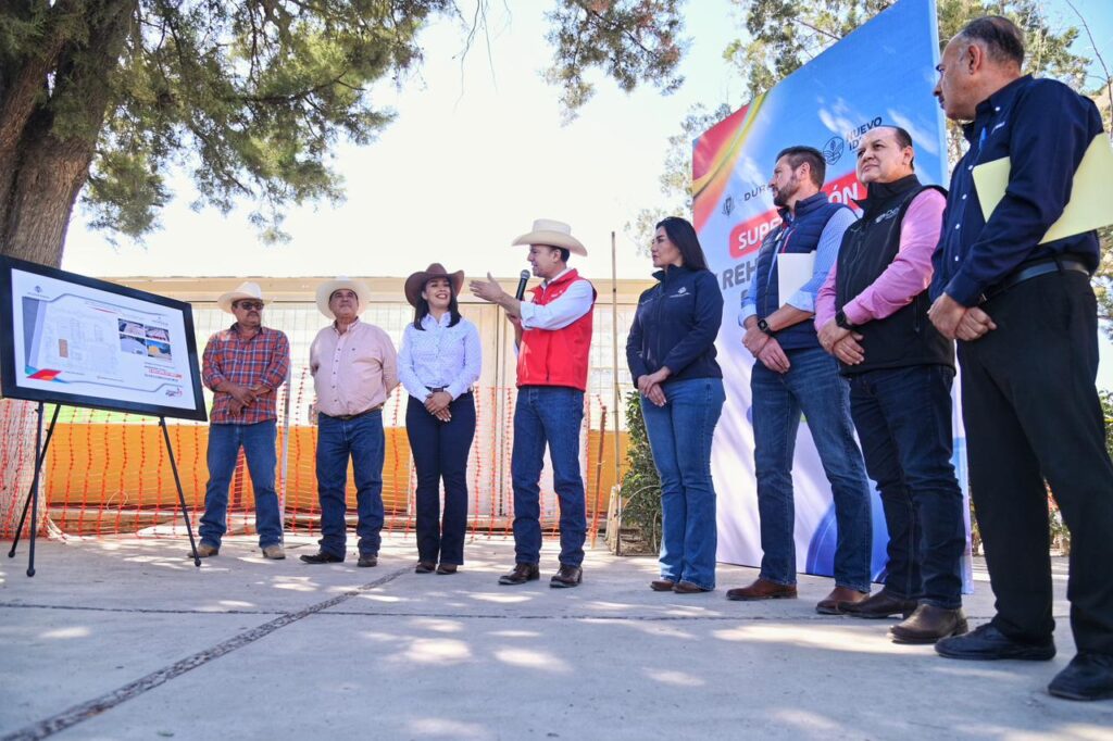 Rehabilitan escuela primaria en Nuevo Ideal; Esteban Villegas fortalece la infraestructura educativa en los municipios