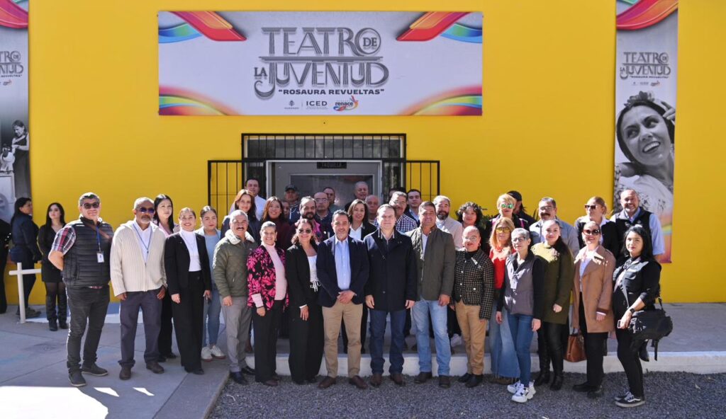 Esteban destina 4.5 MDP para apoyar 40 proyectos culturales y reforzar la cultura duranguense con la mejora del Teatro “Rosaura Revueltas”