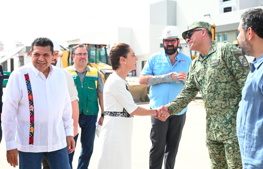 Sheinbaum supervisa obras del Hospital de Cárdenas en Tabasco