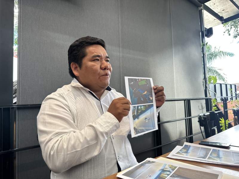 Candidato a alcaldía en Oaxaca denuncia atentado y amenazas