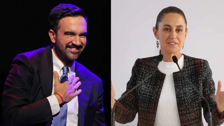 Mamdani, primer alcalde musulmán de NY, elogia a Sheinbaum como ejemplo de liderazgo