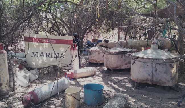 Operativo Militar en Sinaloa: Desmantelamiento de laboratorios de Droga